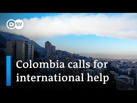 Colombia calls for international help in battle against wildfires amidst record temperatures