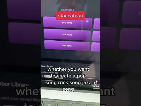 Staccato Ai helps you write lyrics and music