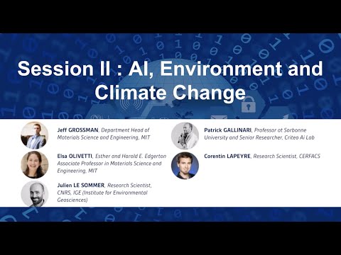 Symposium on Artificial Intelligence | MIT-France | AI, Environment and Climate Change (07/12)