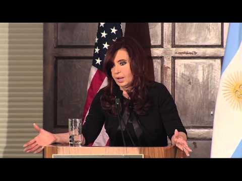 President Kirchner Opens New Lecture Series on Argentina (English Version)