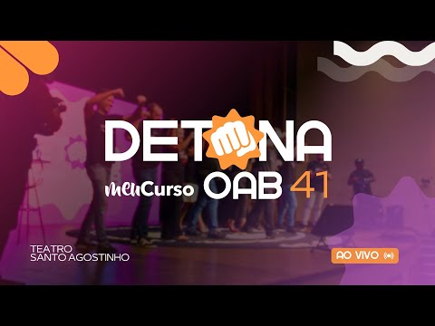 Detona OAB 41º Exame de ordem - AO VIVO - MeuCurso