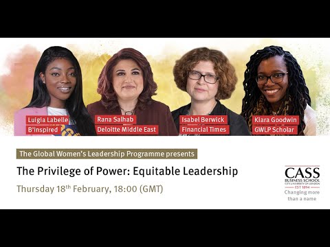 The Privilege of Power: How women in business can leverage leadership to create equitable workplaces