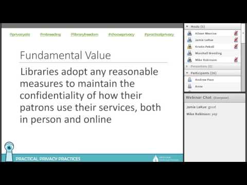 Webinar: Practical Privacy Practices