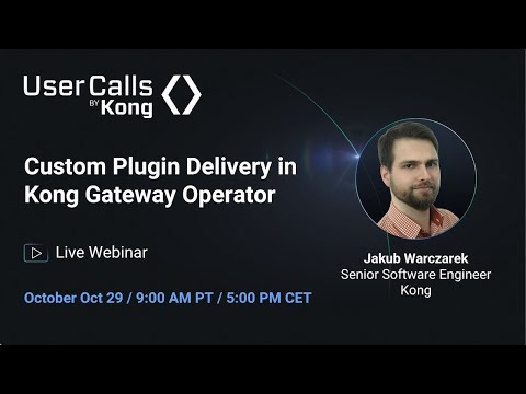 Custom Plugin Delivery in Kong Gateway Operator