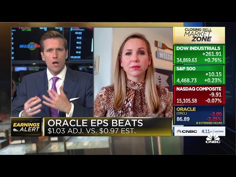 Oracle beats on EPS, misses on revenue