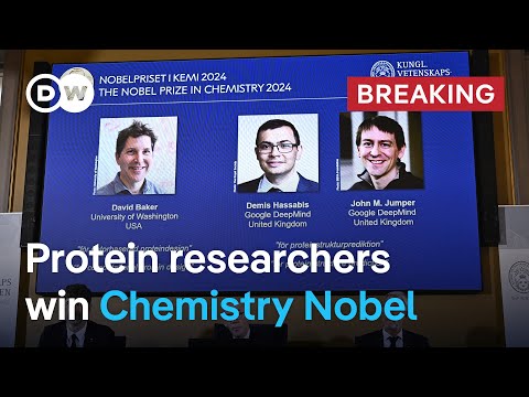 Artificial intelligence helps trio of protein pioneers win Nobel Prize in Chemistry | DW News