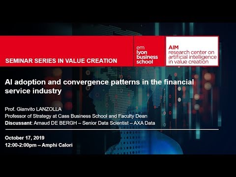 CONFERENCE : AI adoption and convergence patterns in the financial service industry