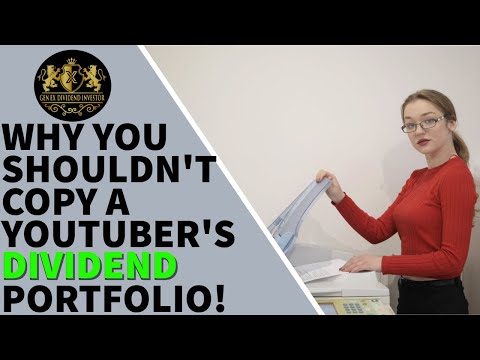 Why You Shouldn’t Copy a YouTuber’s Dividend Portfolio