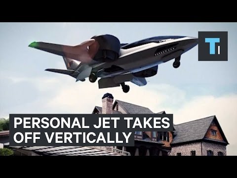 Personal jet takes off vertically