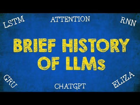 Brief History of Large Language Models &amp; Generative AI | Evolution of NLP from Eliza to ChatGPT