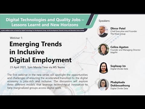 Emerging Trends in Inclusive Digital Employment