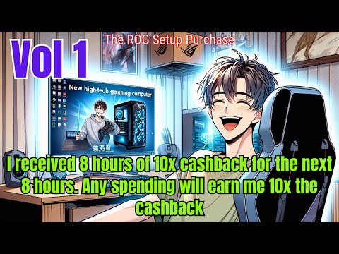 I received 8 hours of 10x cashback for the next 8 hours. Any spending will earn me 10x the cashback