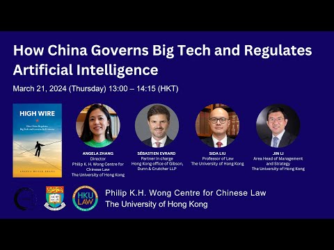 How China Governs Big Tech and Regulates Artificial Intelligence