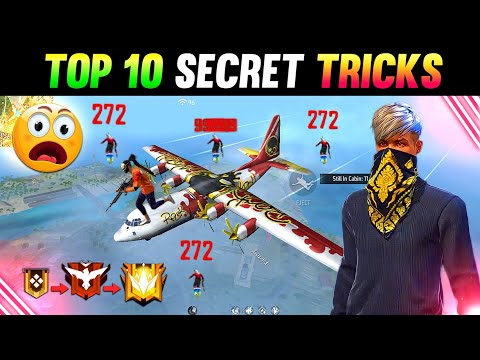 Top 10 Secret Tricks 99% Players Dont Know 😱 || Factory Hidden Places Free Fire || Hidden Places