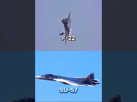 F-22 VS Su-57 | #shorts #edit #aviation