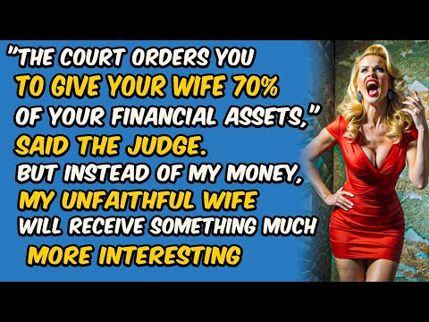 &quot;The court orders you to give your wife 70% of your financial assets,&quot; said the judge. &quot;But instead