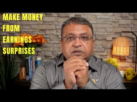 Make money from earnings surprise