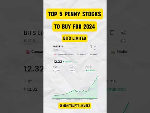 TOP 5 Penny Stocks To Buy For 2024