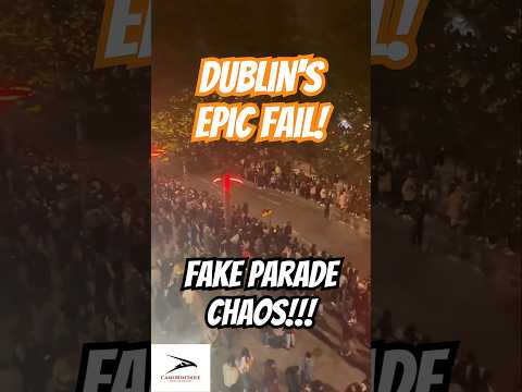 👻 DUBLIN&#039;S HALLOWEEN EPIC FAIL: 🎃 Fake Parade Chaos! 🚫 #viralvideo #ireland #dublin #lol