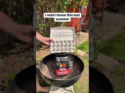 Best way to light coals #charcoal #grill #grilling #bbq #doritos #backyard #camping