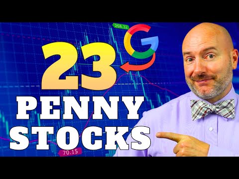 23 Penny Stocks Google is Buying Right Now