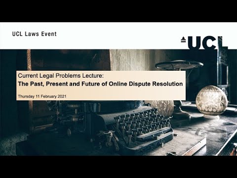 The Past, Present and Future of Online Dispute Resolution