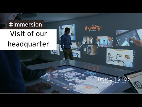 Virtual reality and augmented reality for a collaborative and professional use, by IMMERSION.