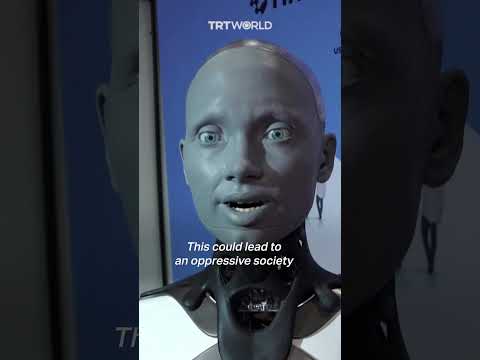 Humanoid robot warns of AI dangers