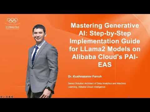 Mastering Generative AI: A Step-by-Step Course for LLama2 Models on Alibaba Cloud&#039;s PAI-EAS