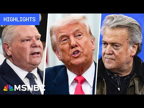 Stocks plunge as recession fears grow: Trump’s First 100 Days - Day 50 | MSNBC Highlights