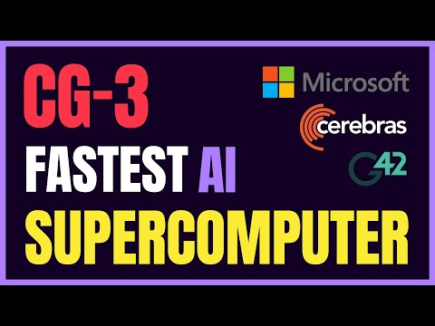 Microsoft Bets $1.5B on World&#039;s FASTEST AI Supercomputer! (G42, Cerebras Condor Galaxy 3, CG-3)