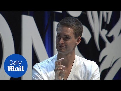 Snapchat CEO Evan Spiegel gives seminar at Cannes Lions - Daily Mail