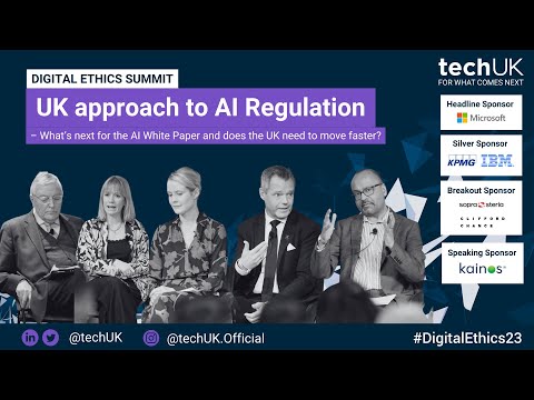 UK approach to AI Regulation | #DigitalEthics2023