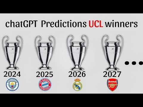 AI Predicts Future UCL Winners: chatGPT&#039;s Picks! From 2024 to 2044