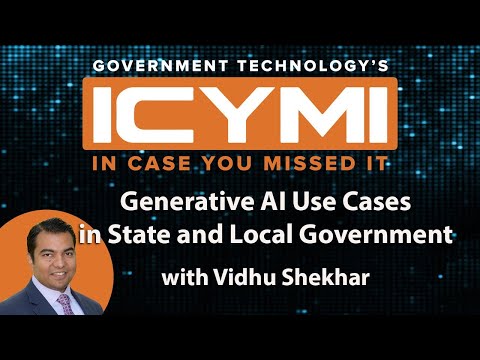 Generative AI Use Cases in State and Local Government