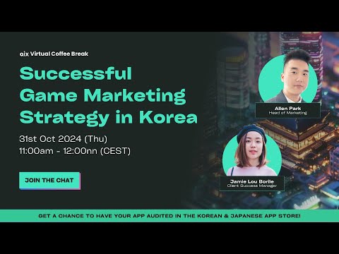 [aix] Successful Mobile Game Marketing Strategy in Korea