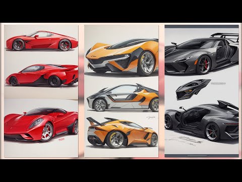 Futuristic Cars: AI Digital Concept Art Showcase 🚗🔮