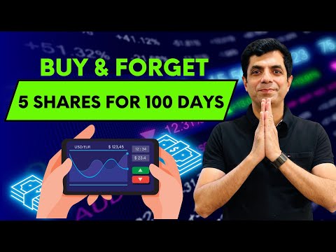 🚀 Buy &amp; Forget 5 Shares For 100 Days: Indian Stock Market Edition