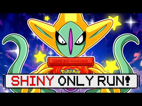 I Tried A Shiny Only Challenge in Pokemon Fire Red!