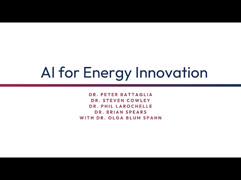 AI for Energy Innovation