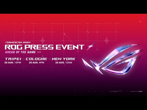 Ahead of the Game - ROG Gamescom 2024 Press Event #roggamescom24