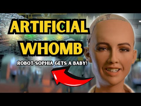 Robot Sophia and her AI Baby from the Artificial Womb - A Glimpse into the Future!