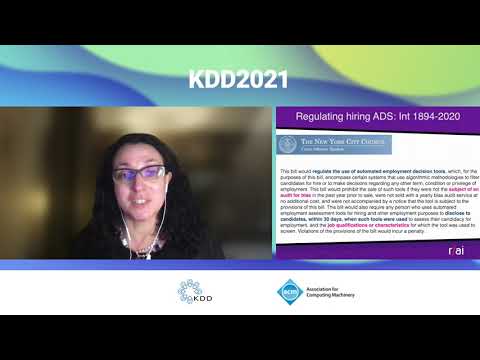 KDD Invited Talk--TransFAT: Translating Fairness, Accountability, and Transparency-Julia Stoyanovich