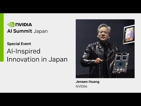 Jensen Huang Special Address from NVIDIA AI Summit Japan