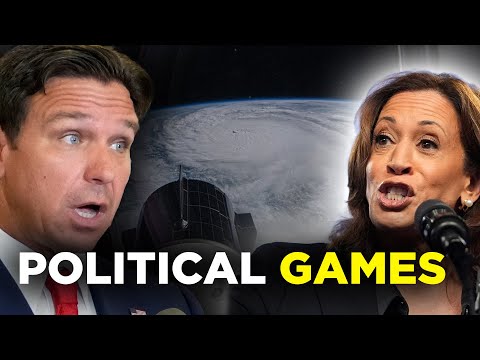 Gov. DeSantis &amp; Harris PUBLICLY FEUD Over FEMA FUNDS As COLASSAL HURRICANE MILTON THREATENS FLORIDA