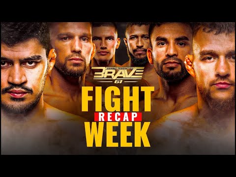 🔴FIGHT WEEK RECAP | BRAVE CF 61 | GERMANY | FULL MMA EVENT RELIVE!