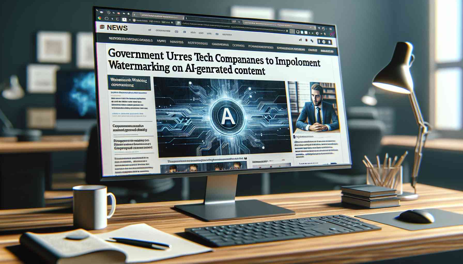 Government Urges Tech Companies to Implement Watermarking on AI-Generated Content