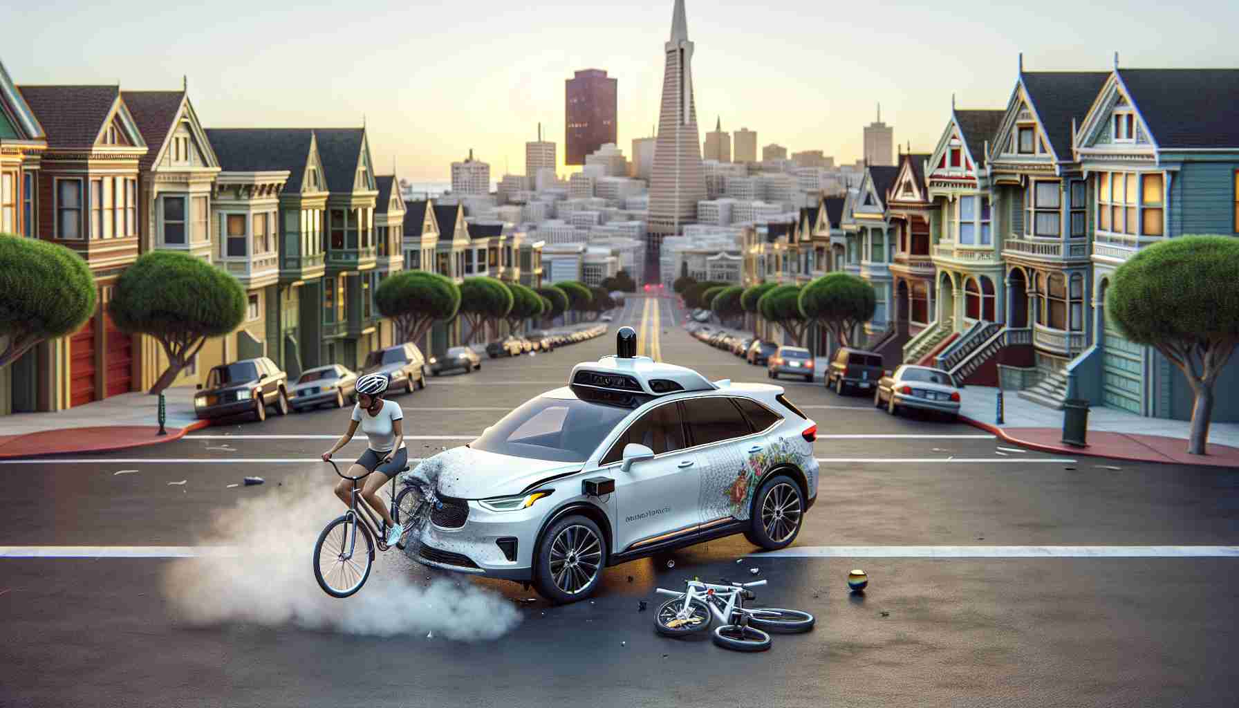 Waymo One Self-Driving Vehicle Collides with Bicyclist in San Francisco