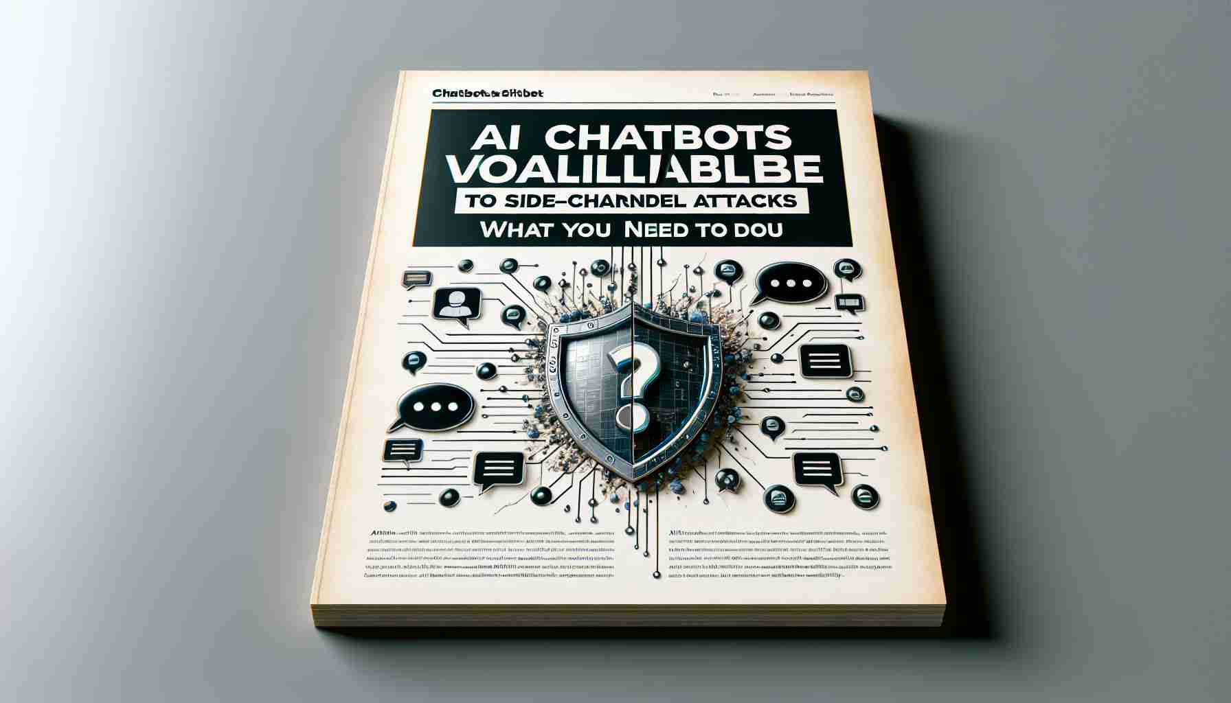 New Title: AI Chatbots Vulnerable to Side-Channel Attacks: What You Need to Know