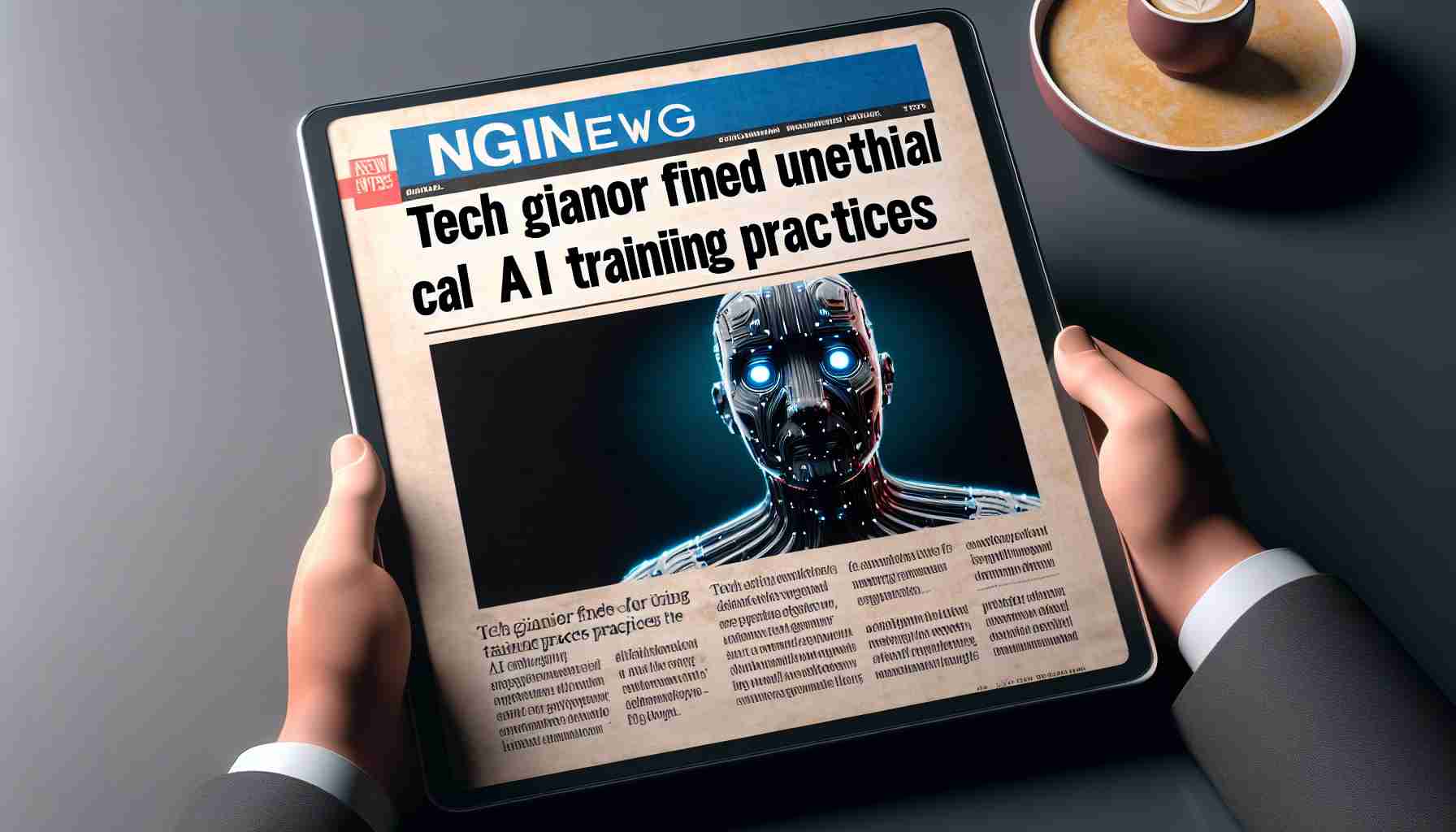 Google Fined for Unethical AI Training Practices